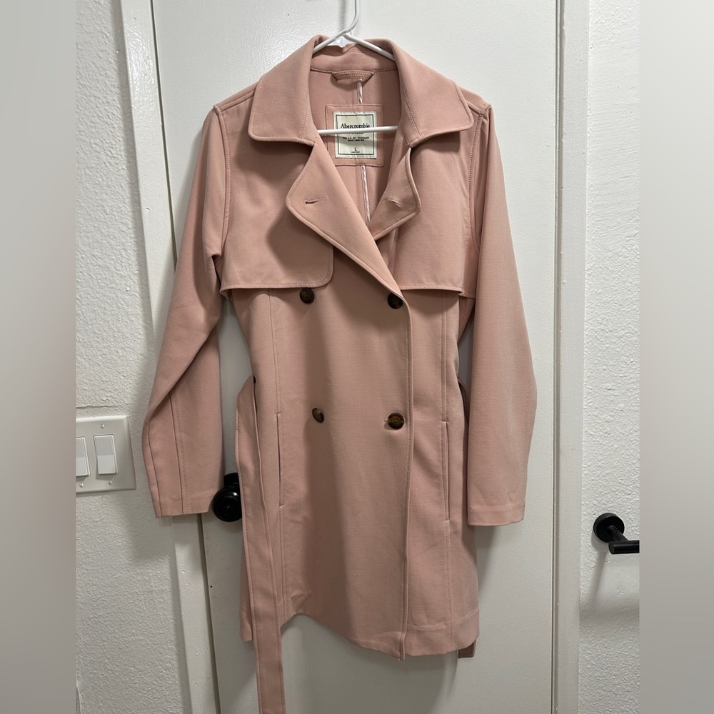 Pink Trench Coat